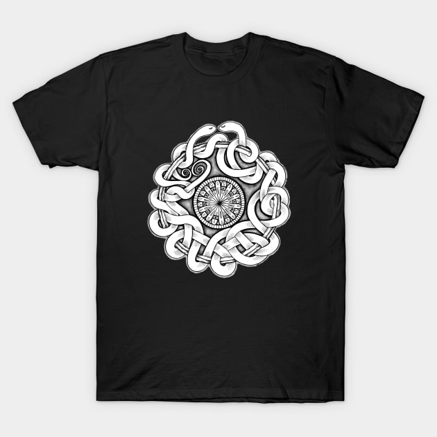 Snakes T-Shirt by NicoleWhelan